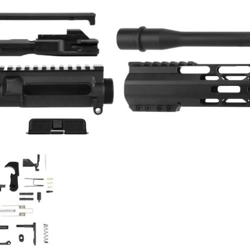 TacFire SSRK9MM16LPK AR Build Kit Rifle 9mm Luger AR-15 Black Nitride Steel 1/2"-36 tpi *Sports South Exclusive.
