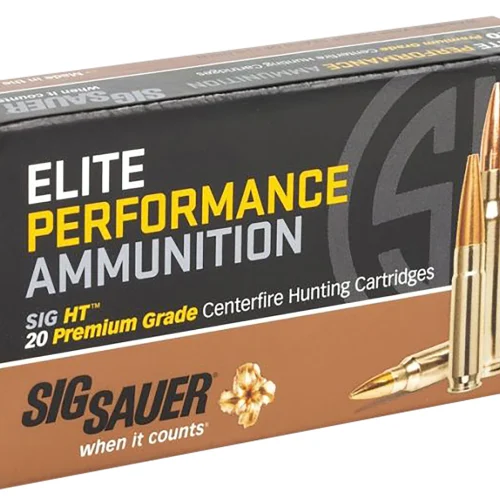 Sig Sauer E270H120 Elite Copper Hunting  270Win 130gr Copper Solid 20 Per Box/10 Case