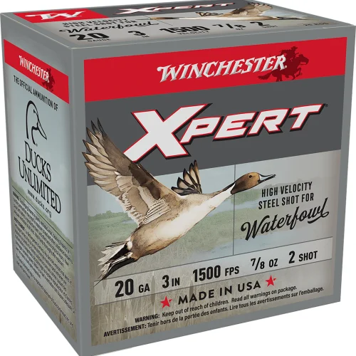 Winchester Ammo WEX2032 Super X Xpert High Velocity 20Gauge 3" 7/8oz 2Shot 25 Per Box/10 Case