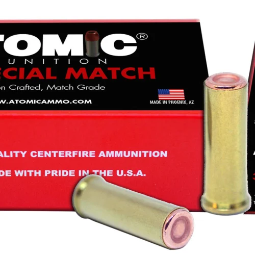 Atomic Ammunition 449 Match Precision Craft 38Special 148gr Hollow Base Wadcutter 50 Per Box/10 Case