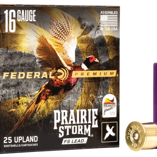 Federal PFX164FS6 Premium Prairie Storm FS 16Gauge 2.75" 1 1/8oz 6Shot 25 Per Box/10 Case