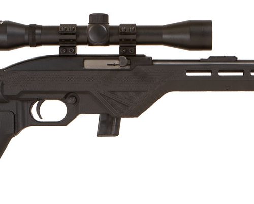 Citadel CIT22LRBMM Trakr  Full Size 22 LR 10+1 18" Blued Steel Barrel, Black Steel Receiver, Black Synthetic Stock, Nikko Stirling Mountmaster