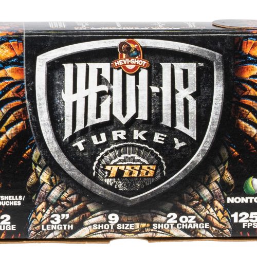 HEVI-Shot HS4009 HEVI-18 TSS Turkey 12Gauge 3" 2oz Tungsten 9Shot 5 Per Box/10 Case