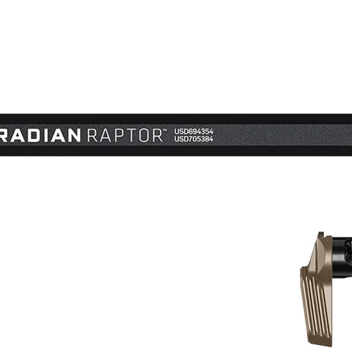 Radian Weapons R0299 Raptor  Charging Handle & 45/90 Talon Safety, FDE, Ambi Controls, Fits Mil-Spec AR-15/M16 Platform