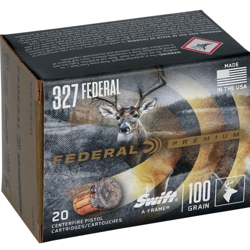Federal P327SA Premium  327FederalMag 100gr Swift A Frame 20 Per Box/10 Case