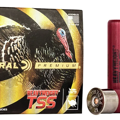 Federal PTSSX191F7 Premium Turkey Heavyweight TSS 12Gauge 3.50" 2 1/4oz 7Shot 5 Per Box/50 Case