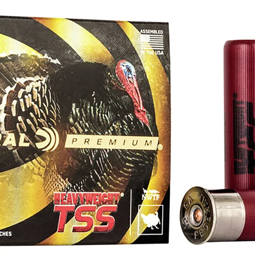 Federal PTSSX195F79 Premium Turkey Heavyweight TSS 12Gauge 3.50" 2 1/2oz 7/9Shot 5 Per Box/50 Case