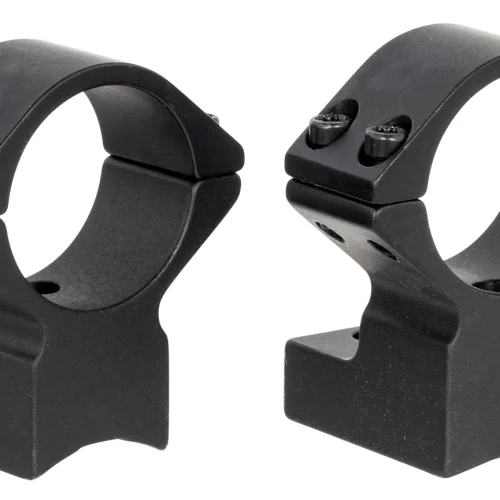 Talley 95X702 Scope Mount/Ring Combo  Black Aluminum 1" Tube Winchester Model 70 High Rings 0 MOA