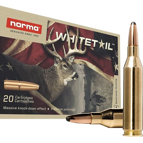 Norma Ammunition 20160462 Dedicated Hunting Whitetail 243Win 100gr Pointed Soft Point 20 Per Box/10 Case