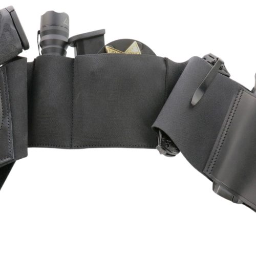 Galco UWBKMED2 UnderWraps 2.0 Black Medium Leather/Nylon Handgun