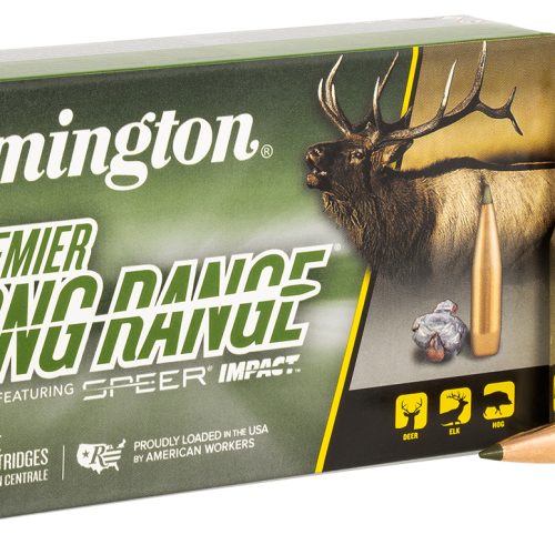 Remington Ammunition R21345 Premier Long Range 308Win 172gr Speer Impact 20 Per Box/10 Case
