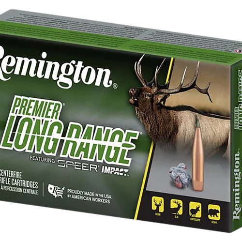 Remington Ammunition R21346 Premier Long Range 300WinMag 190gr Speer Impact 20 Per Box/10 Case