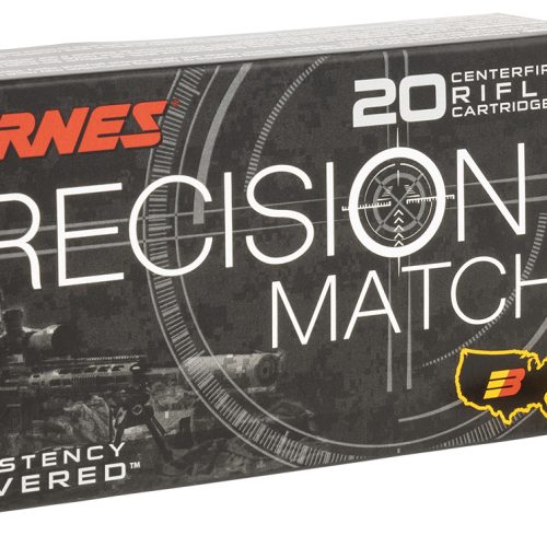 Barnes Bullets 32134 Precision Match  300Blackout 220gr Match Burner OTM BT 20 Per Box/10 Case