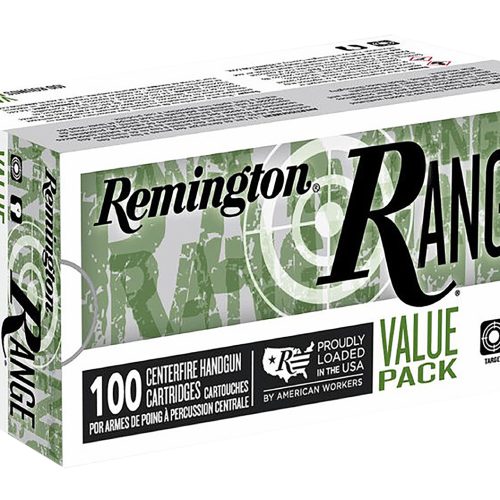 Remington Ammunition R23979 Range Value Pack 9mmLuger 115gr Full Metal Jacket 100 Per Box/5 Case