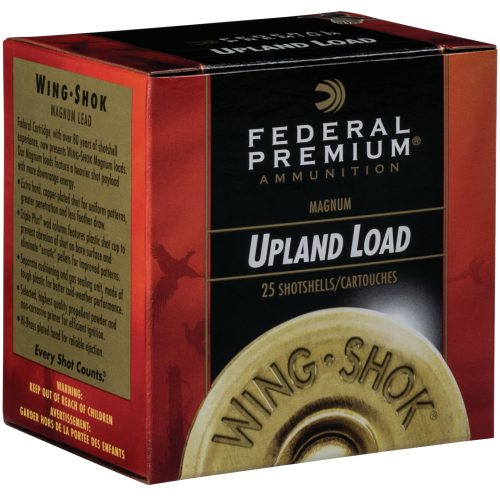 Federal PF1634 Premium Wing-Shok Pheasant Forever High Velocity 16Gauge 2.75" 1 1/8oz 4Shot 25 Per Box/10 Case