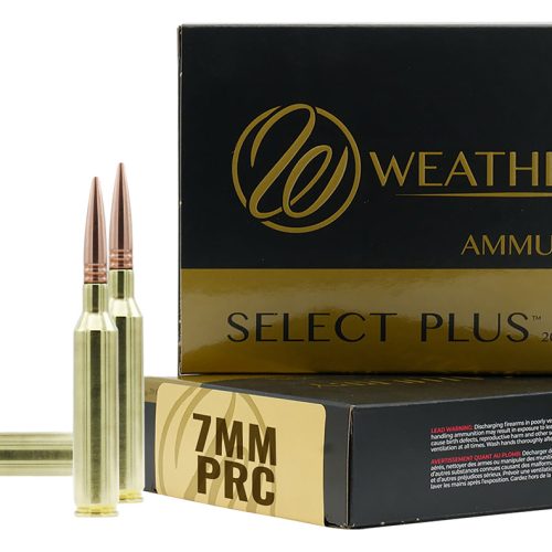 Weatherby F7PRC150SCO Select Plus  7mmPRC 150gr Swift Scirocco 20 Per Box/10 Case
