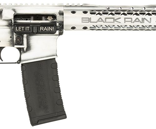 Black Rain Ordnance BROFUSIONWB Spec15 Fusion 5.56x45mm NATO 30+1 16", White Battleworn, 12" M-LOK, MFT EPG16 Grip/Minimalist Stock