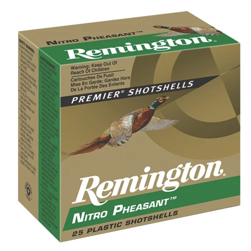 Remington Ammunition 28632 Nitro Pheasant  12Gauge 2.75" 1 3/8oz 4Shot 25 Per Box/10 Case
