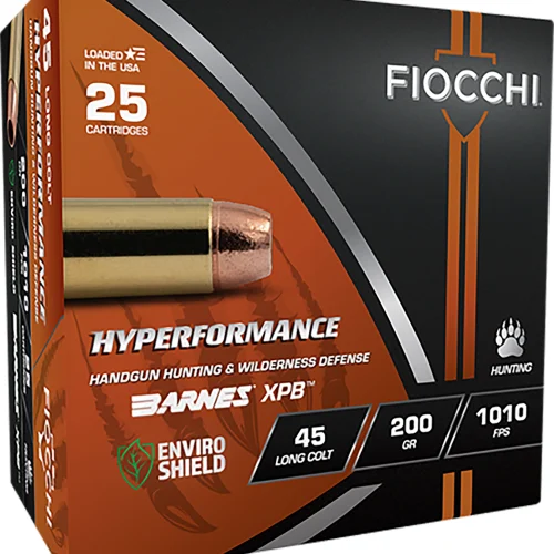 Fiocchi 45LCBA Hyperformance  45Colt 200gr XPB 25 Per Box/8 Case