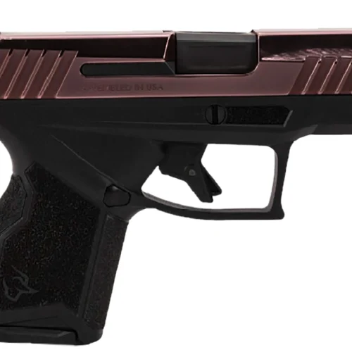 Taurus 1-GX4M931-10RG GX4  Micro-Compact Frame 9mm Luger 10+1 3.06" Satin Black DLC Stainless Steel Barrel, Rose Gold PVD Serrated Alloy Steel Slide, Matte Black Stainless Steel Frame, Textured Grip