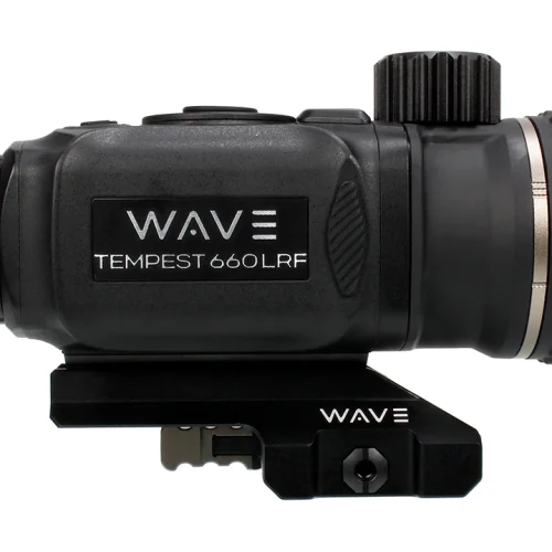 Wave WTS300 Tempest 660D LRF Thermal Black 3.4x60mm Illuminated Multi Reticle, Digital Zoom 13.6x Rapid/Smooth, 640x512, 12 Microns, 50 Hz Resolution