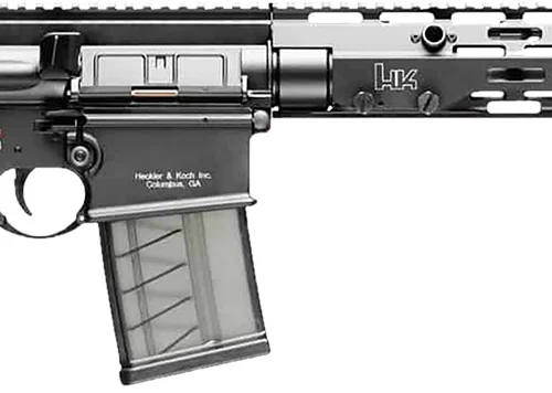 HK 81000830 MR762 A4 7.62x51mm 10+1 16.50" Black Threaded Barrel, Black Picatinny Rail, M-LOK Handguard, 6 Position Black Synthetic Stock, Black Finger Grooved Grip, Ambidextrous