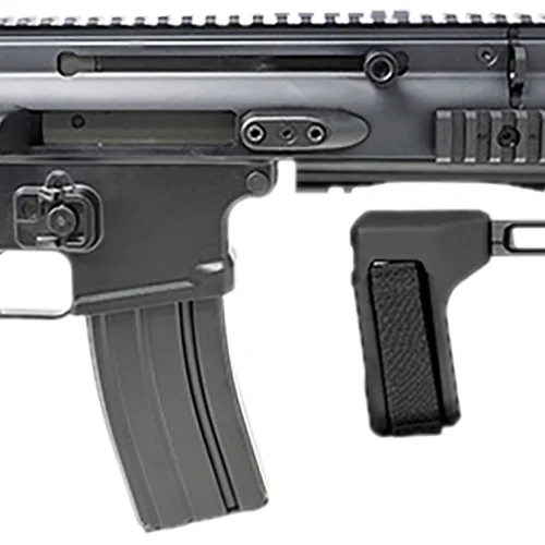 FN 38101882 SCAR 15P 5.56x45mm 30+1 7.50" Black Steel Barrel, Black Anodized Picatinny Rail Aluminum Receiver, SB Tactical Brace, Ambidextrous