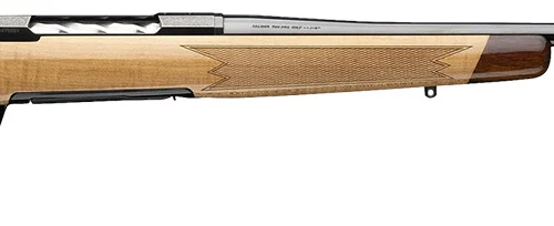 Browning 036080224 X-Bolt 2 Medallion 270 Win 4+1 22" Blue Polished Threaded Barrel & Drilled & Tapped Carbon Steel Receiver, Fixed Gloss AAAA Maple Wood Stock, Radial Muzzle Brake