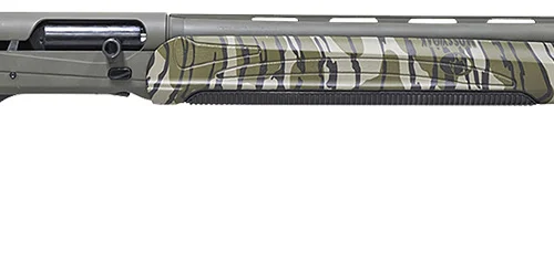 Pointer REXPFT12CAMO Field Tek 12 12 Gauge Semi-Auto 3" 5+1 28" OD Green Cerakote Vent Rib Barrel, OD Green Cerakote Aluminum Receiver, Fixed Mossy Oak Bottomland Synthetic Stock