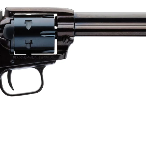 Heritage Mfg RR22B6USFLAG Rough Rider  22 LR 6 Shot 6.50" Black Oxide Barrel & Cylinder, Black Steel Zinc Alloy Frame, US Flag Grip Exposed Hammer