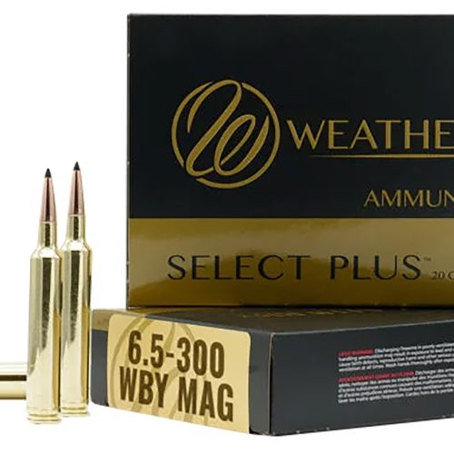 Weatherby F653130SCO Select Plus  6.5-300WthbyMag 130gr Swift Scirocco II 20 Per Box/10 Case