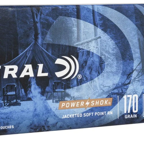 Federal 3030B Power-Shok  30-30Win 170gr Jacketed Soft Point 20 Per Box/10 Case