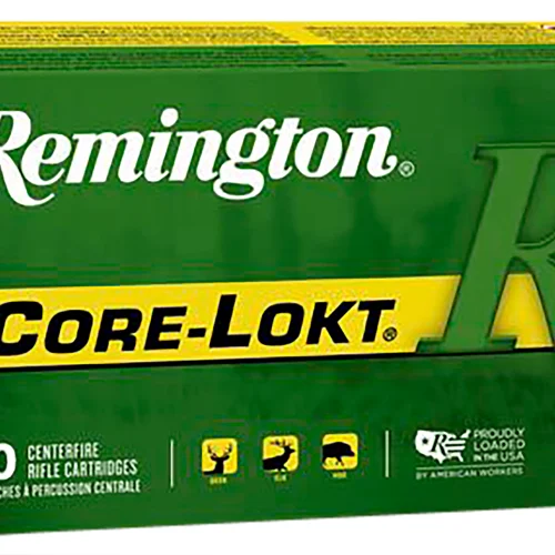 Remington Ammunition 22189 Core-Lokt  338WinMag 225gr Pointed Soft Point 20 Per Box/10 Case