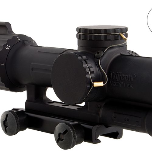 Trijicon 1600004 VCOG  1-6x 24mm Obj 95-15.90 ft @ 100 yds FOV Matte Black Finish LED Illuminated Red Segmented Circle w/Crosshair 308 175gr W/TA51 Mount