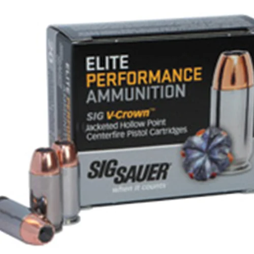 V-CROWN 9MMLUGER 124GR JHP 50RDS/BOX