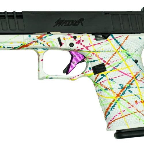 GLFA 19 STRIKER 9MM 4 SPLATTER WHITE OR 15RD