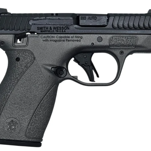 SMITH & WESSON M&P BODYGUARD 2.0 THUMB SAFETY GREY/BLACK 380AUTO 2.75IN 1-10RND 1-12RND 14614