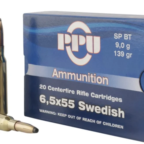 6.5x55 Swedish SP 139gr.