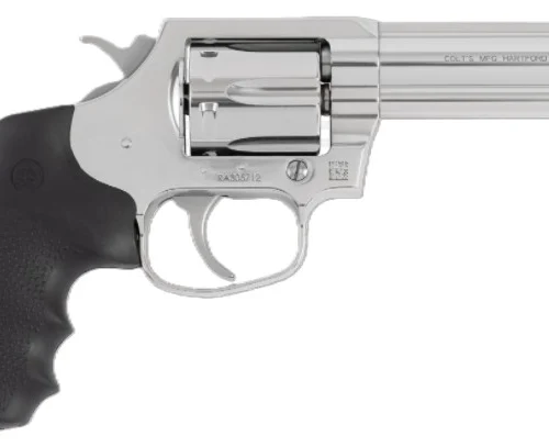 Cobra .38 Spl+P 4" Stainless/Blk Hogue 6rd