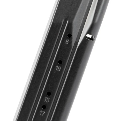 Mec-Gar MGWIT38LFAFC Standard  Blued w/ Anti-Friction Coating Detachable 17rd 38 Super for Tanfoglio Witness Large Frame