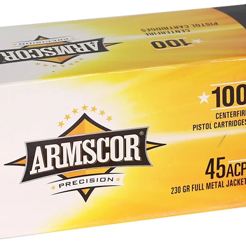 Armscor 50443 Precision Value Pack 45ACP 230gr Full Metal Jacket 100 Per Box/12 Case