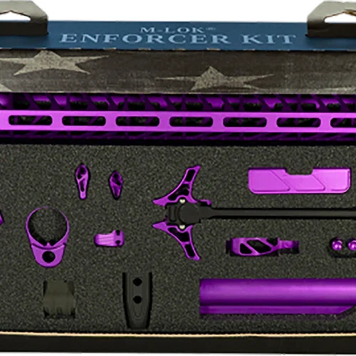 Timber Creek Outdoors TCOEKPPA Enforcer Complete Build Kit Purple Anodized for AR-15