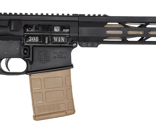 Diamondback DB105AC221 DB10  308 Win 20+1 16" FDE Chromoly Barrel, Black Rec/M-Lok Handguard, FDE Magpul Carbine Stock/K2 Grip