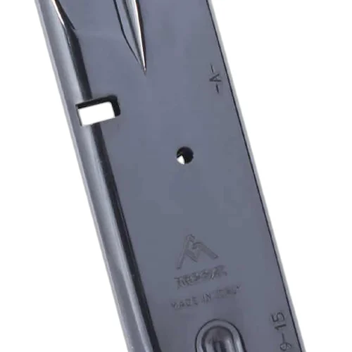 Mec-Gar MGSW5915N   15rd 9mm Compatible w/ S&W 5900 Series/915/910/659 Black Nickel