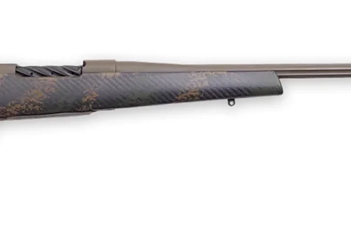 Weatherby MBC20N28NOR8B Mark V Backcountry 2.0 28 Nosler 3+1 28" Patriot Brown Cerakote Fluted Barrel/Peak 44 Blacktooth Carbon Fiber w/ Dark Green/Brown Sponge Stock