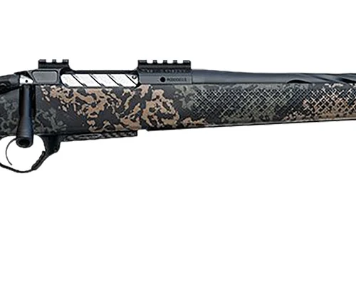 Seekins Precision 0011710261-F Havak PH3 7mm PRC 22" Black Fluted Threaded Barrel, Black Picatinny Rail Steel Receiver, Adj Cheek Riser Woodland Shadow Synthetic Stock