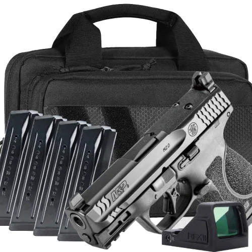 SW M&P9 M2.0 COMP OR 9MM 3.6 SF 15RD BUNDLE