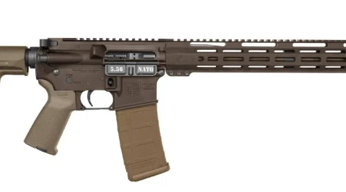 DB15 Carbon 5.56 16" MLOK PIC Brn/FDE 30rd