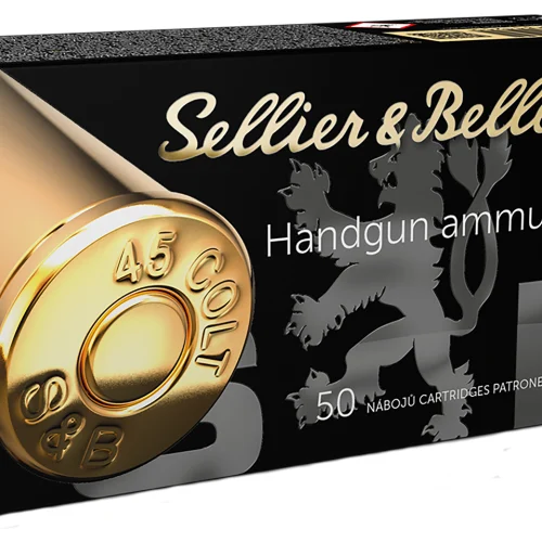 Sellier & Bellot SB45F Handgun  45Colt 230gr Jacketed Hollow Point 50 Per Box/12 Case