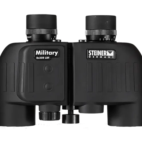 Steiner 2680 M830r Laser Rangefinder 8x 30mm Mil Radian Ranging Reticle, Floating Prism Auto Focus, Black Makrolon w/Rubber Armor